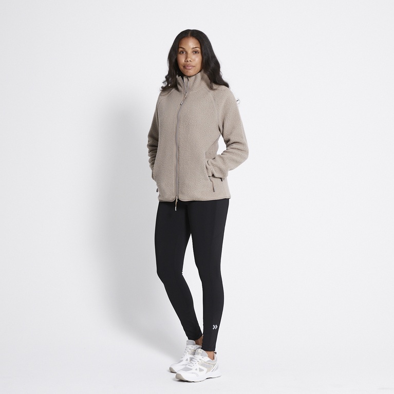 Pile jacket "Valla"  Dk Beige